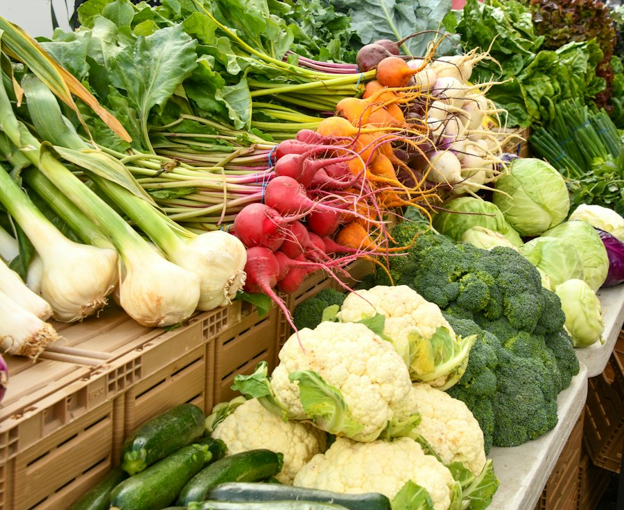 Légumes frais du maraîcher